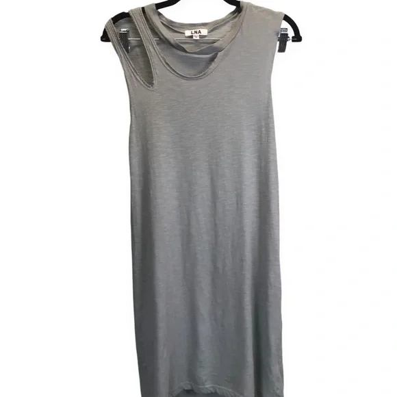 LNA | Dresses | Lna Revolve Double Cut Tank Dress Xs | Poshmark